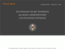 Tablet Screenshot of fluvius-sanus.de